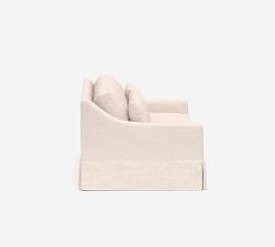 York Slope Arm Deep Seat Slipcovered Side Sleeper Sofa (95&quot;)