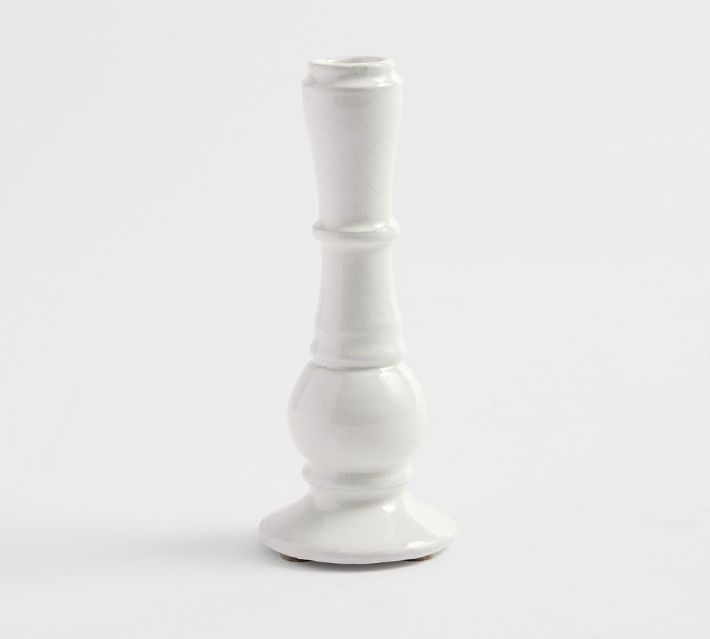 Handcrafted Emery Ceramic Candlestick