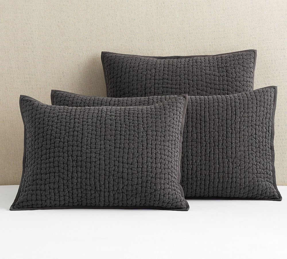 Stonewashed Pick-Stitch Sham