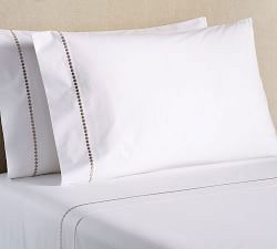 Pearl Organic Percale Sheet Set