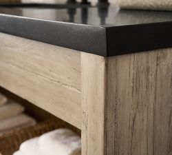 Pismo Reclaimed Wood 55&quot; Single Wide Sink Vanity