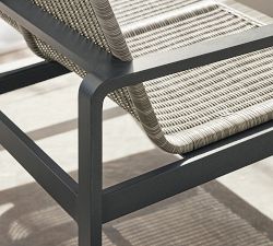 Indio Metal &amp; Wicker Outdoor Loveseat (49&quot;)