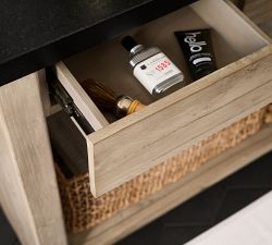 Pismo Reclaimed Wood 55&quot; Single Wide Sink Vanity