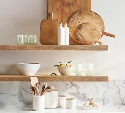 Brighton Floating Wood Shelves (36&quot;-60&quot;)