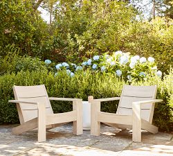 Indio Eucalyptus Modern Outdoor Adirondack Chair