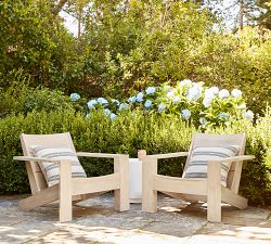 Indio Eucalyptus Modern Outdoor Adirondack Chair