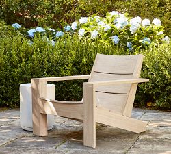 Indio Eucalyptus Modern Outdoor Adirondack Chair