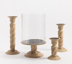 Altair Wood XL Hurricane Candleholder