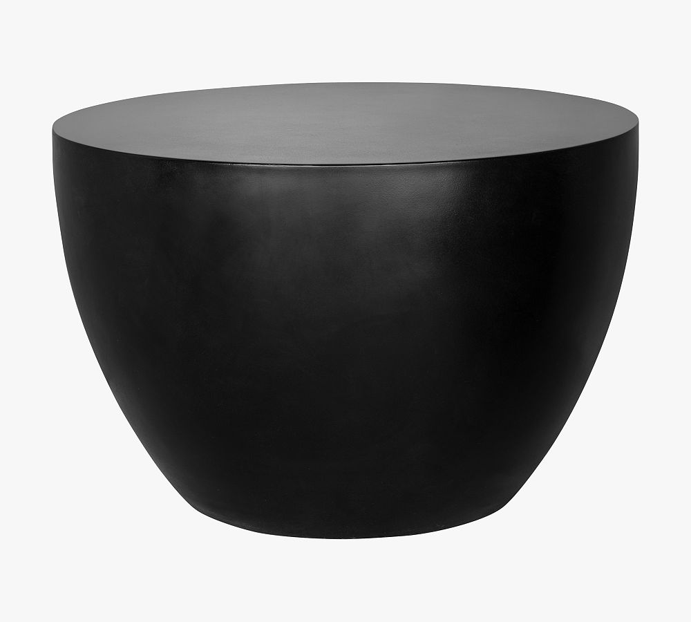 Tempo Concrete Round Outdoor Side Table (24&quot;)