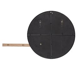 Norah Wall Round Wall Mirror With Wood Shelf - 25.75&quot;