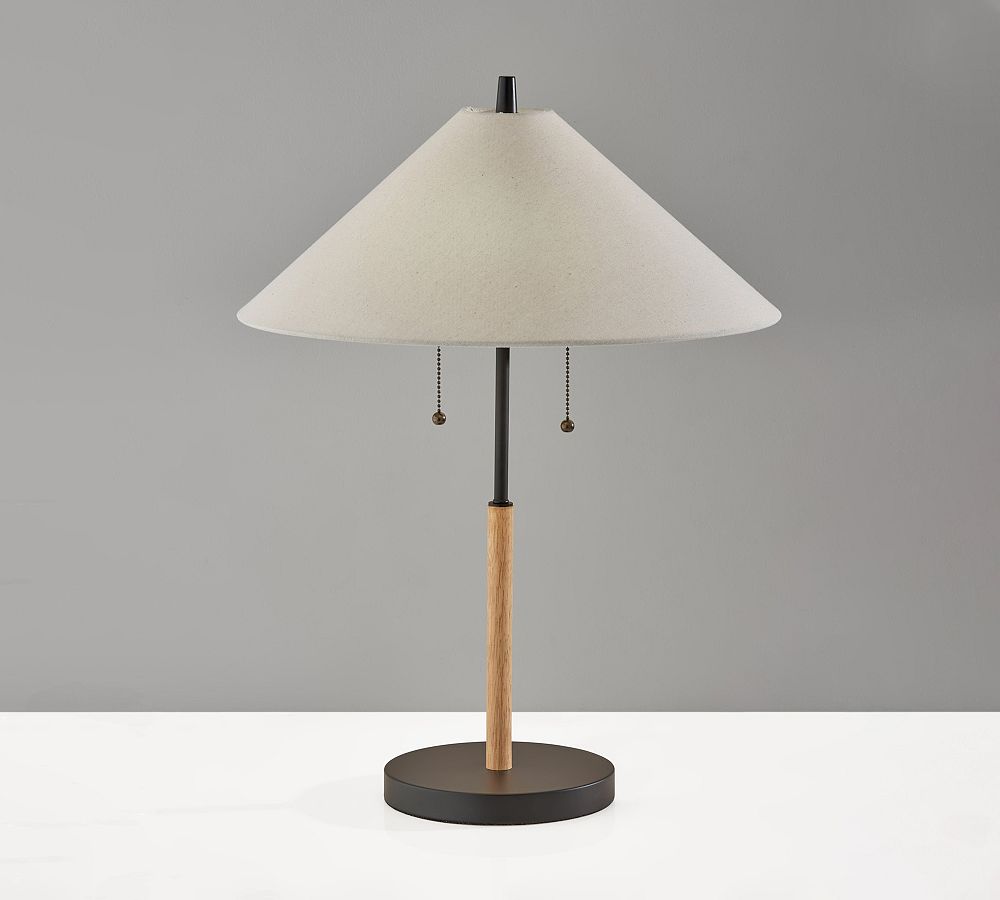 Patton Wood &amp; Metal Table Lamp (24&quot;)
