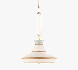 Pierce Round Metal Pendant (22&quot;)