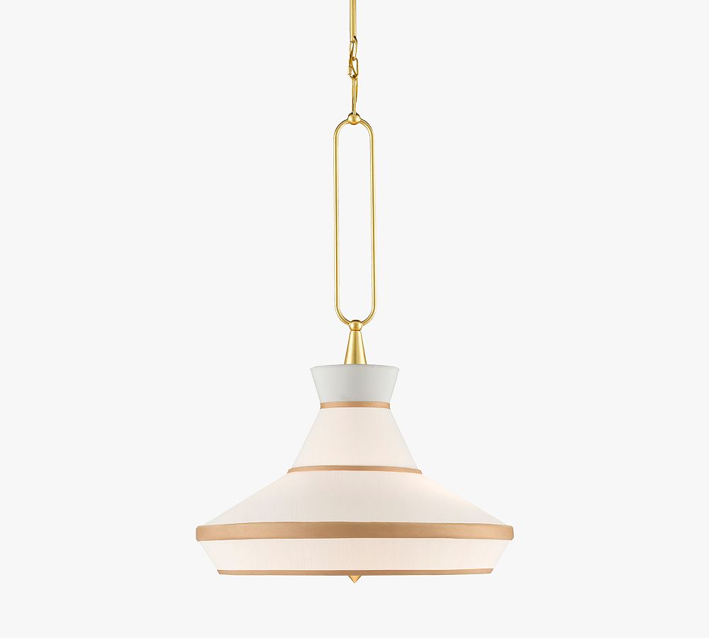 Pierce Round Metal Pendant (22&quot;)