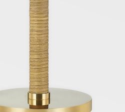 Bexley Metal &amp; Rattan Table Lamp (29&quot;)
