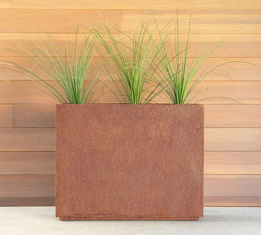 Span Outdoor Planters - Corten Steel