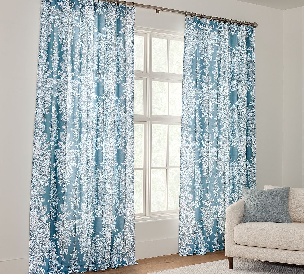 Kravet Heirloom Damask Curtain