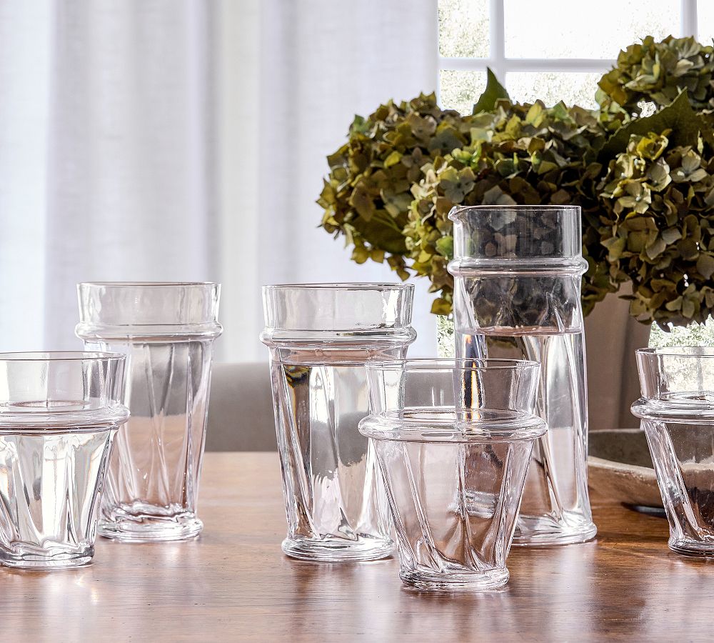 Moroccan Swirl Glassware Collection