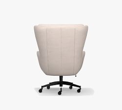 Wells Upholstered Swivel Desk Chair