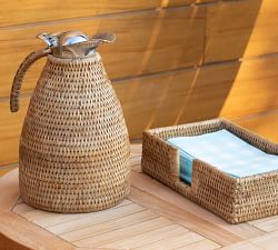 Tava Handwoven Rattan Thermos