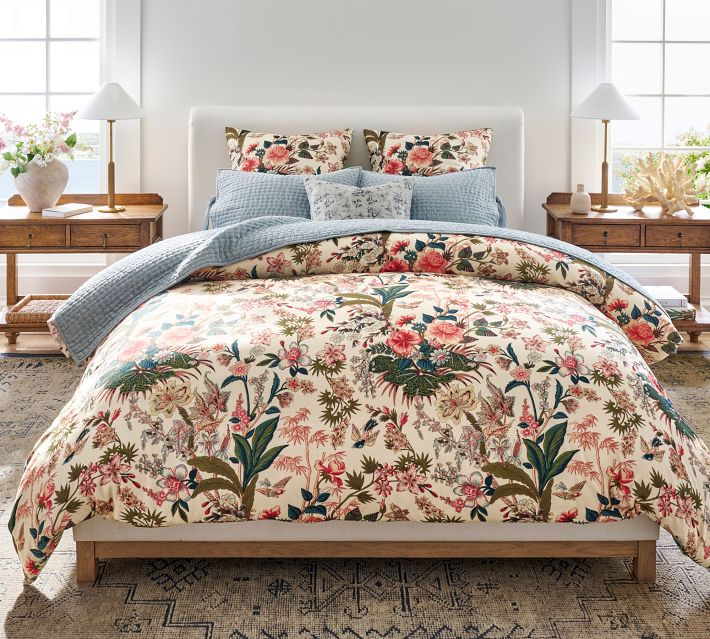 Pottery deals Barn Full-Queen Duvet with Standard Shams