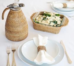 Tava Handwoven Rattan Thermos