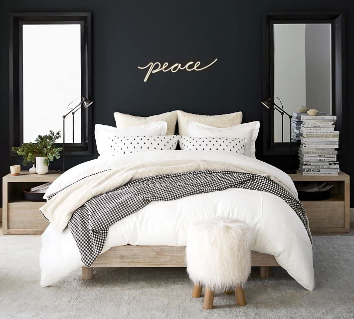 Cayman Platform Bed Biscotti King Pottery Barn