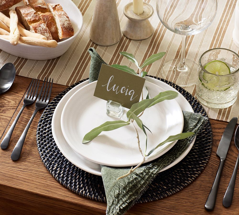 Larkin Reactive Glaze Stoneware Salad Plates