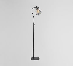 Amalia Flared Glass Floor Lamp (61')