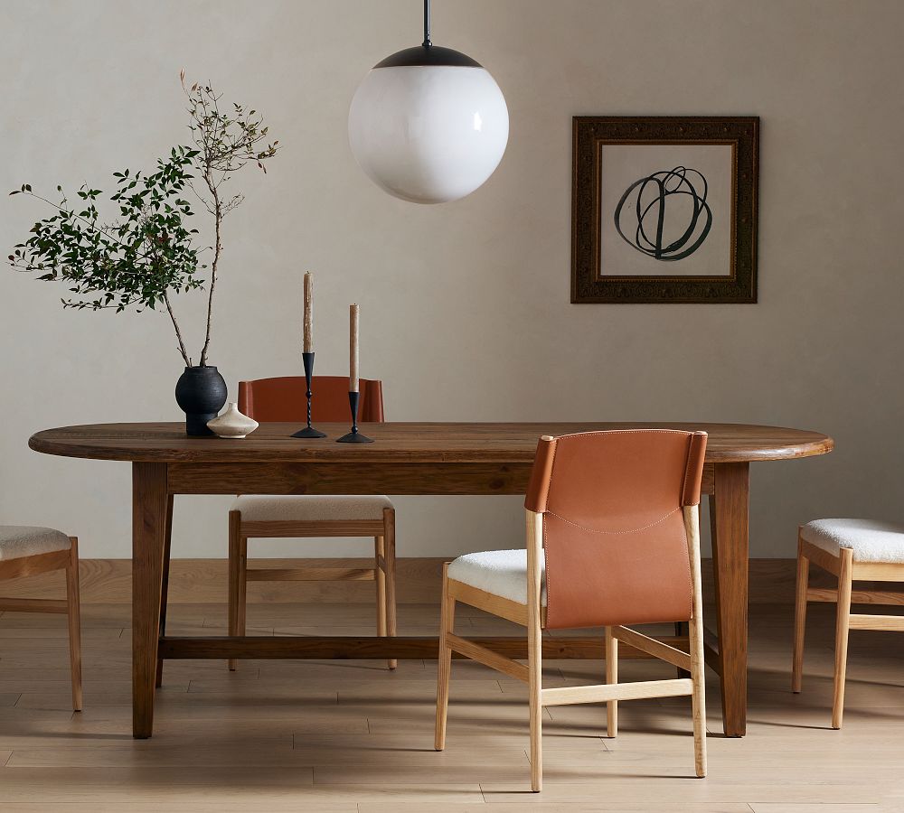 Ender Oval Dining Table (86.5&quot;- 110.5&quot;)