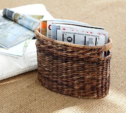 Havana Handwoven Seagrass Oval Basket