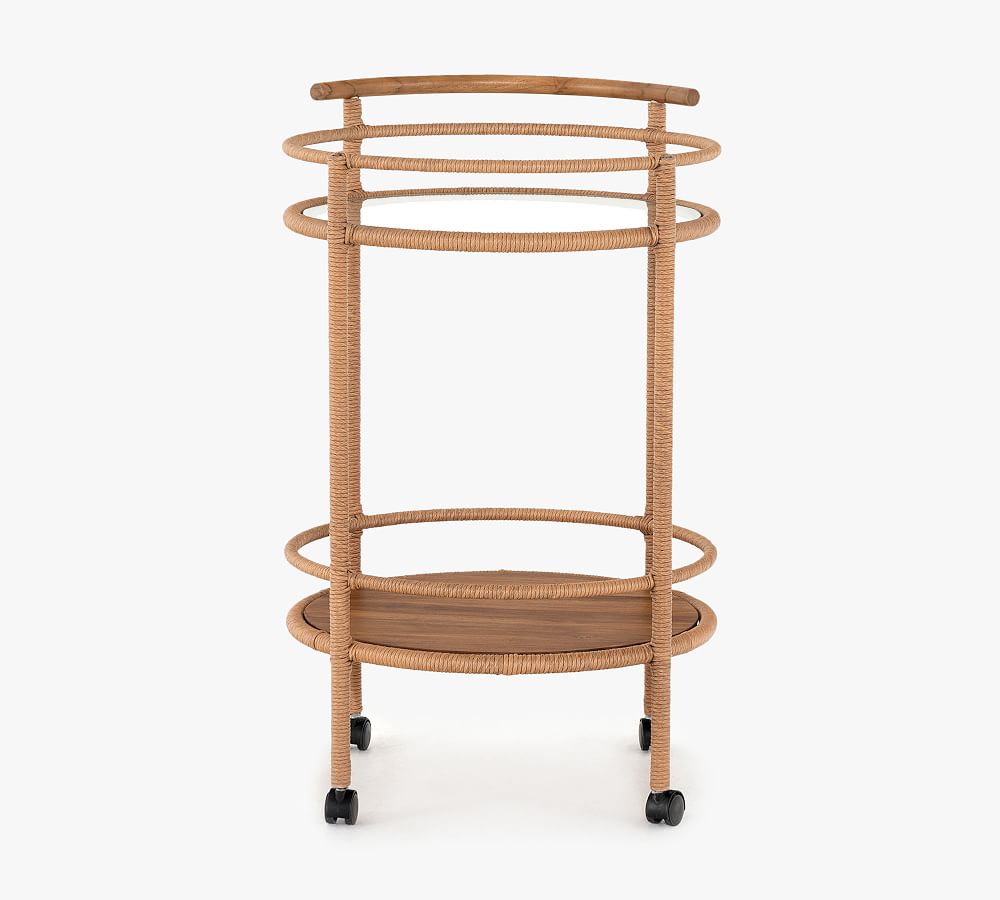 Bing Teak Bar Cart