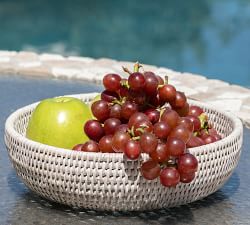 Tava Handwoven Rattan Fruit Bowl