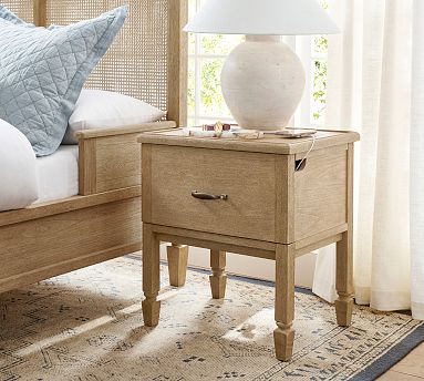 Costway 1-Drawer White Nightstand with Drawer Storage Shelf