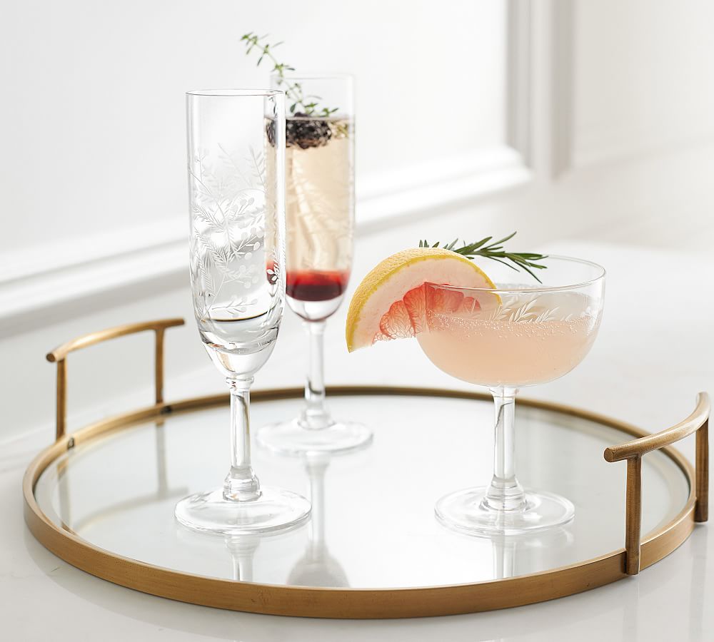 Bleecker Glass Bar Tray