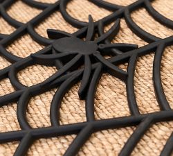 Rubber Spider Web Doormat