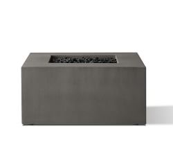 Arbor Concrete Low Square Fire Pit Table (40&quot;)