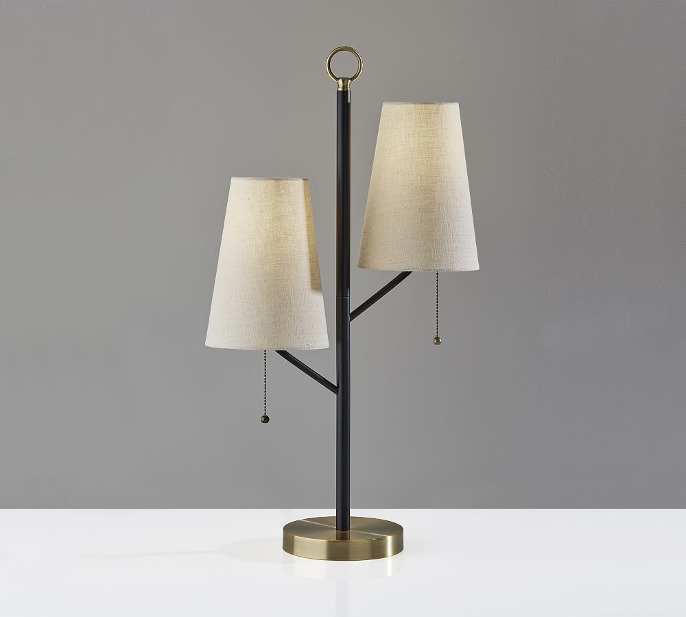 Rachel Metal 2-Light Table Lamp (27&quot;)