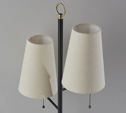 Rachel Metal 2-Light Table Lamp (27&quot;)