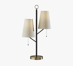 Rachel Metal 2-Light Table Lamp (27&quot;)