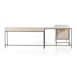 Graham Corner Desk with Filing Credenza (101.5&quot;)