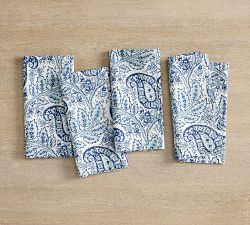 Karina Paisley Organic Cotton Napkins - Set of 4