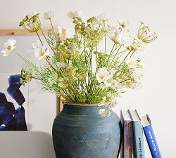 Faux Queen Anne's Lace And Cosmos Bouquet