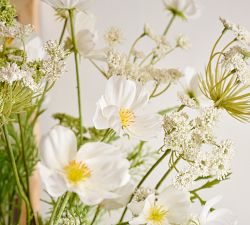 Faux Queen Anne's Lace And Cosmos Bouquet