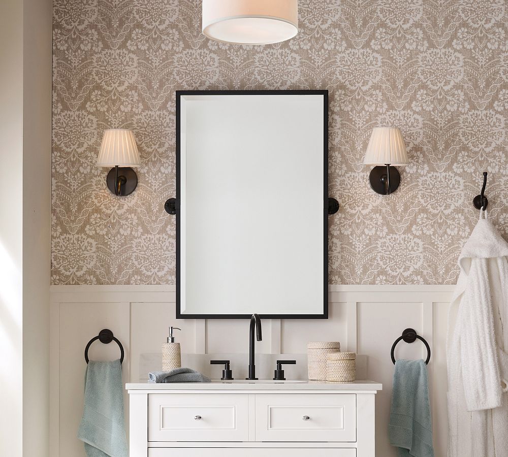 Linen Drum Flush Mount Light (12"-18") | Stylish & Modern