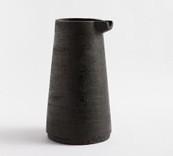 Terracotta Pitcher - Black