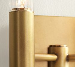 Somerset Metal Double Sconce (14'')