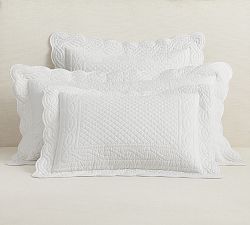 Heirloom Scallop Quilted Sham