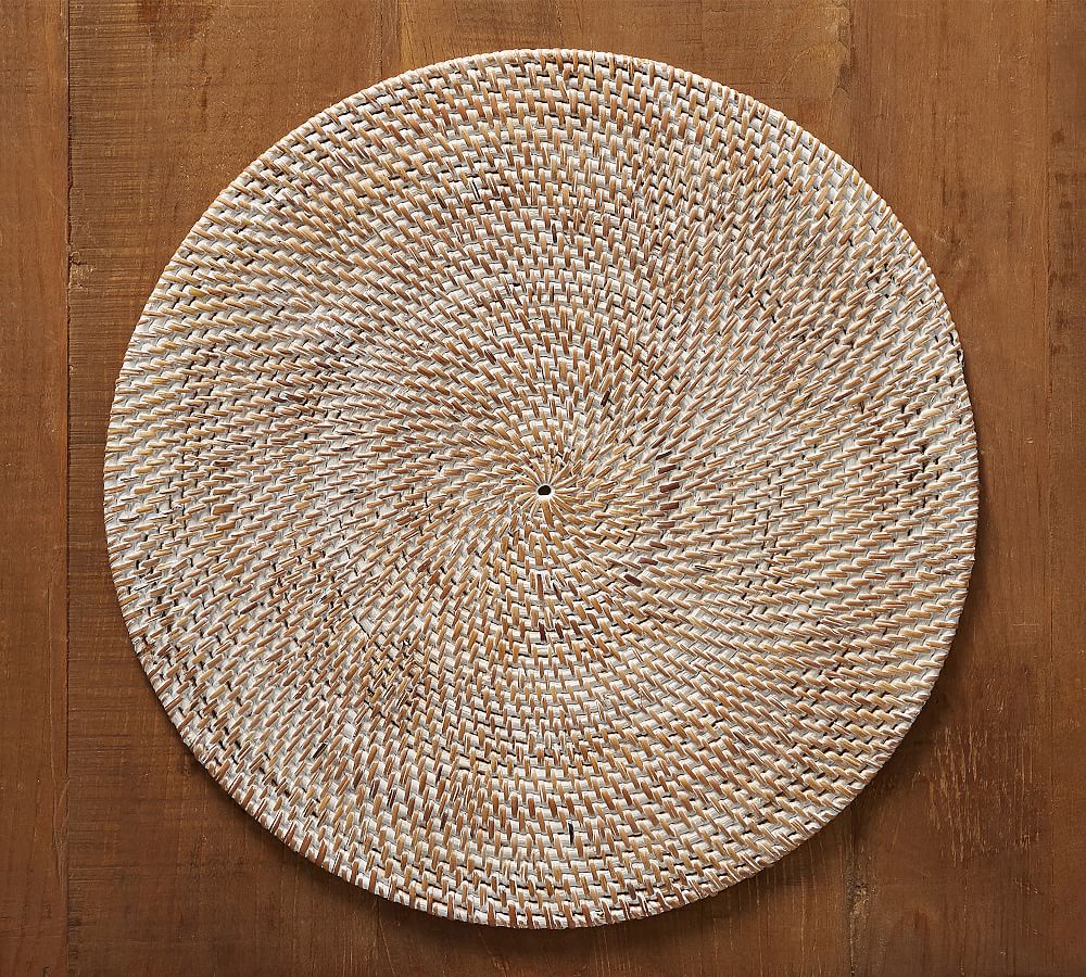 Tava Handwoven Rattan Round Placemat