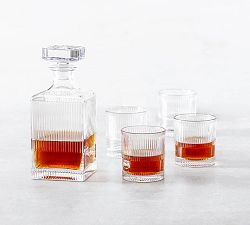 No-Ho Decanter &amp; Double Old Fashioned Glasses, Set of 4