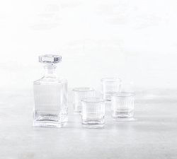 No-Ho Decanter &amp; Double Old Fashioned Glasses, Set of 4